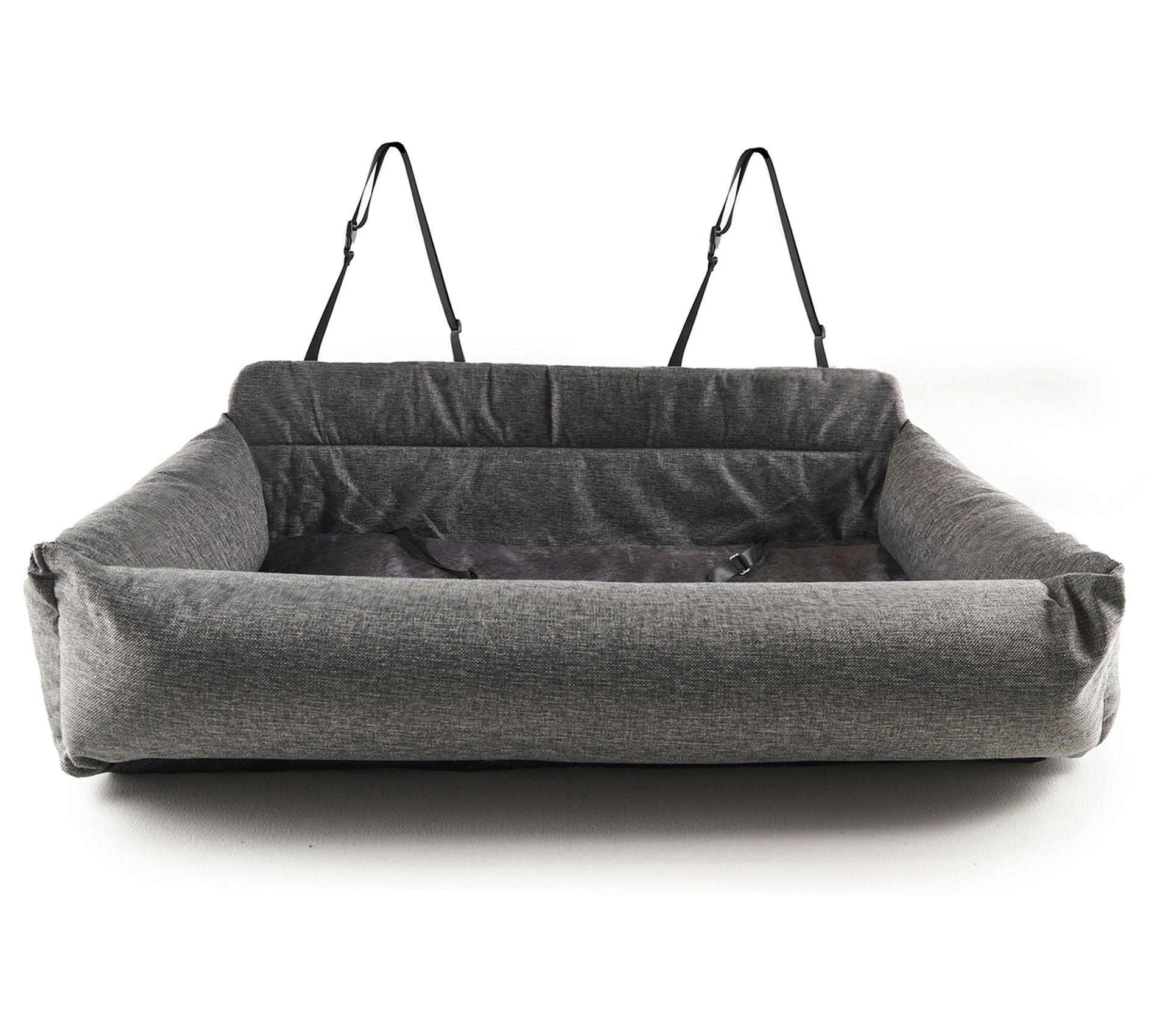 Paw Brands PupProtector Memory Foam Double Seat Dog Car Bed