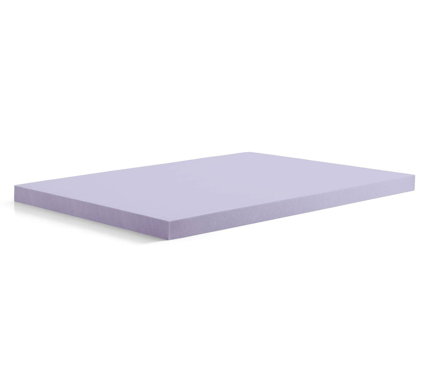 Lucid 4" Lavender and Gel Memory Foam Mattress Topper - Twin