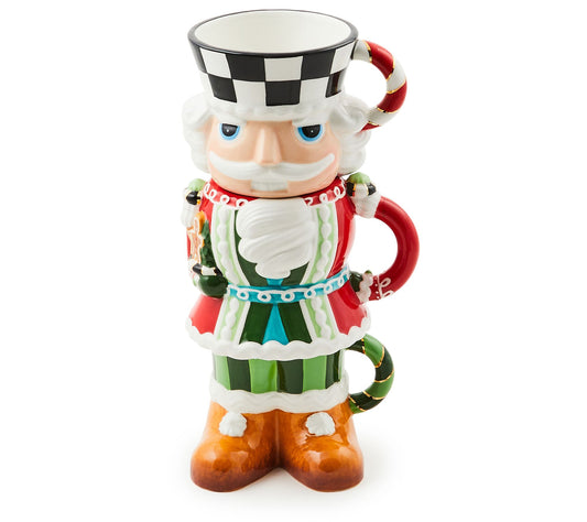 MacKenzie - Childs Set of 3 Holiday Stacking Mugs