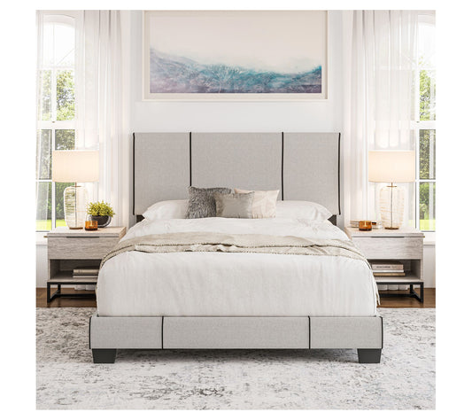 Boyd Sleep Lucena Upholstered Platform Bed Frame