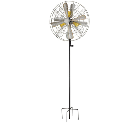 Regal Art & Gift Solar Wind Spinner Stake - Edison