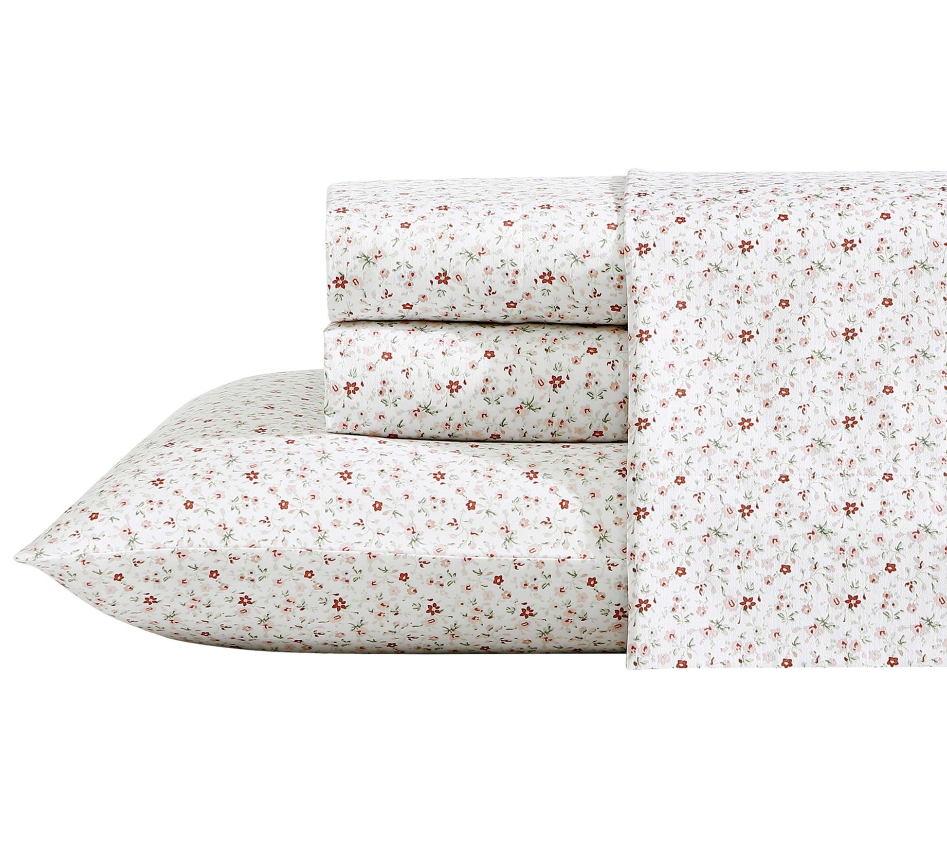 Laura Ashley Ev ie 300 Thread C ount Premium Co tton Sheet Sets