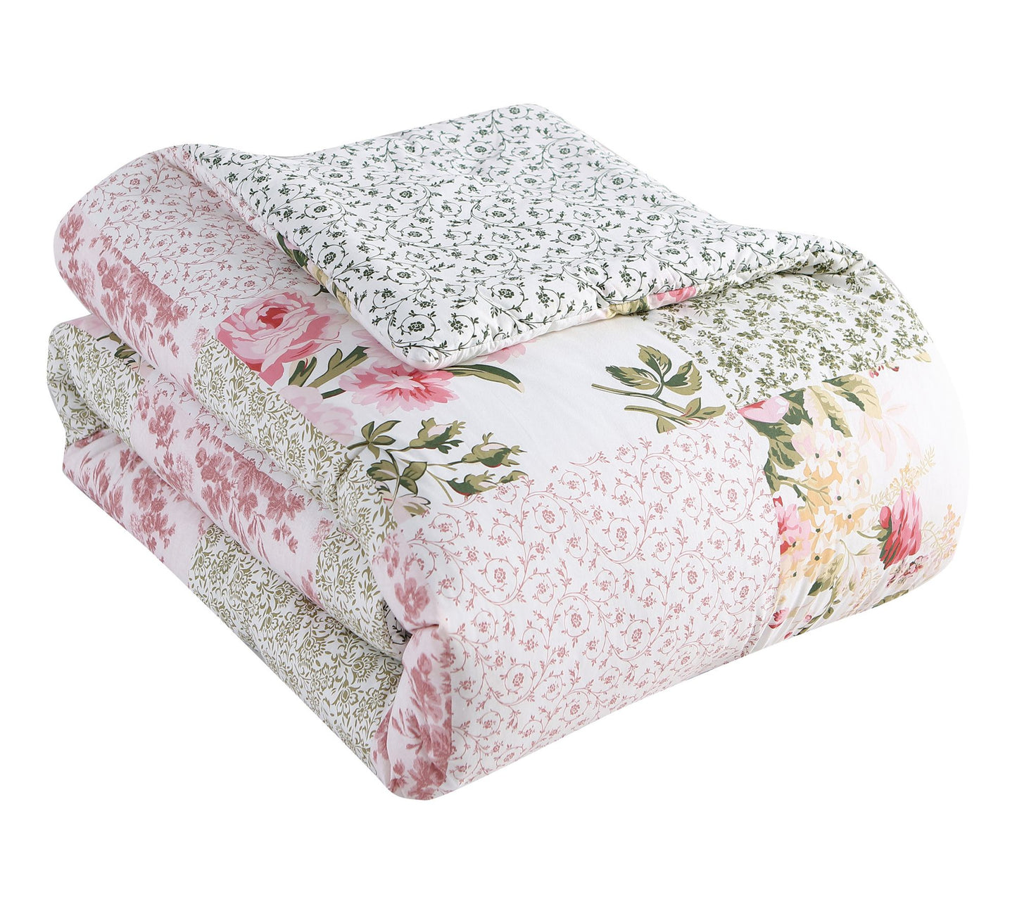 Laura Ashley Ai lyn Red Full Qu een Comforter S ham Bonus Set