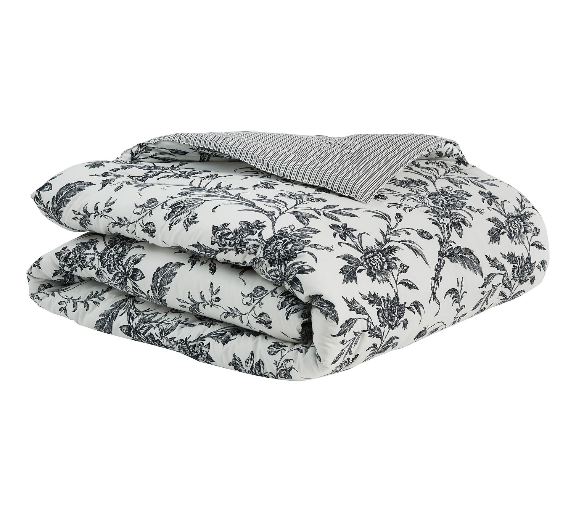 Laura Ashley Am berley Charcoal Full Queen Com forter Sham Bon