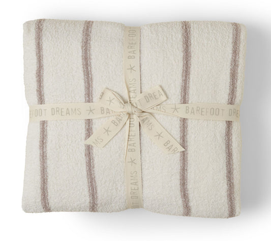 Barefoot Dreams CozyChic Pinstripe Bed Blanket- King