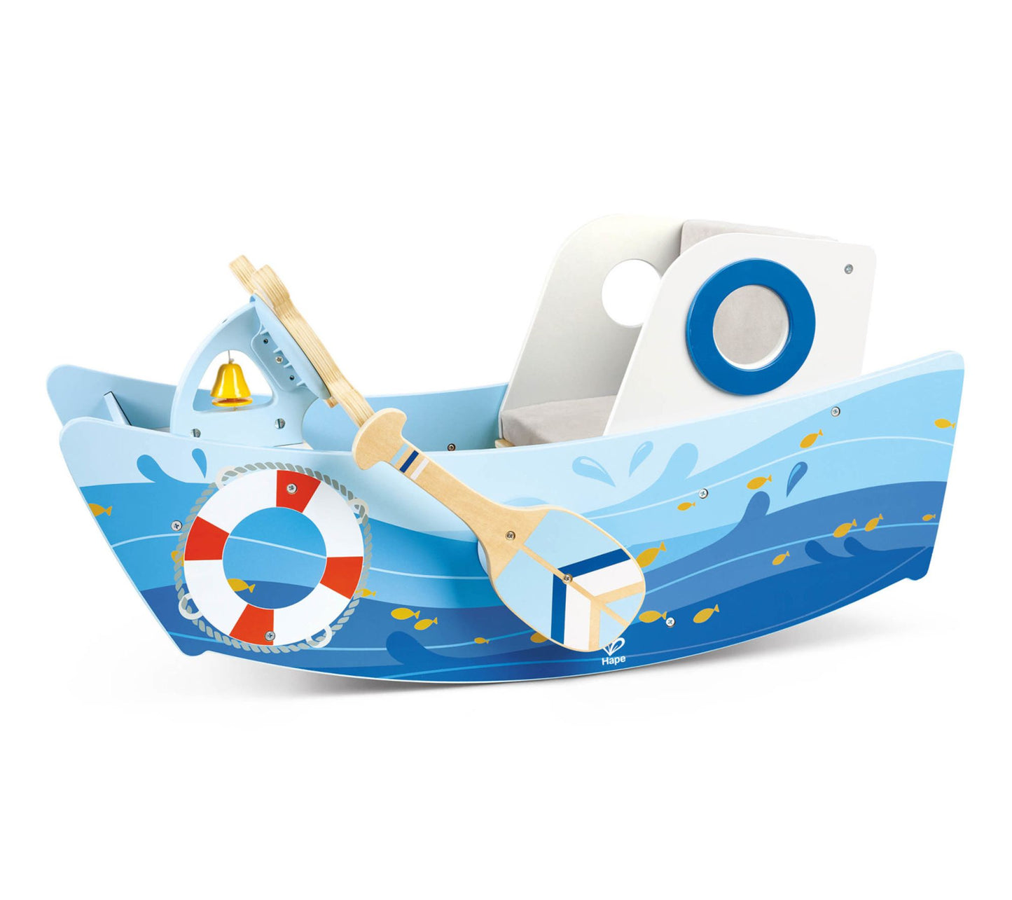 Hape Captains Wooden Ride-On Chair Rocker