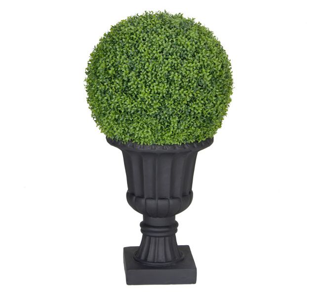 Puleo International 38in Single Ball Topiary Boxwood Tree
