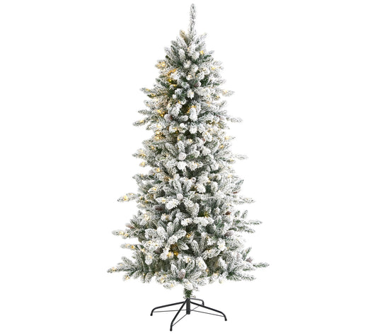 Nearly Natural 6.5' Christmas Tree