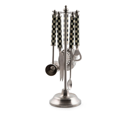 MacKenzie-Childs Courtly Check 3260 Bar Tool Set