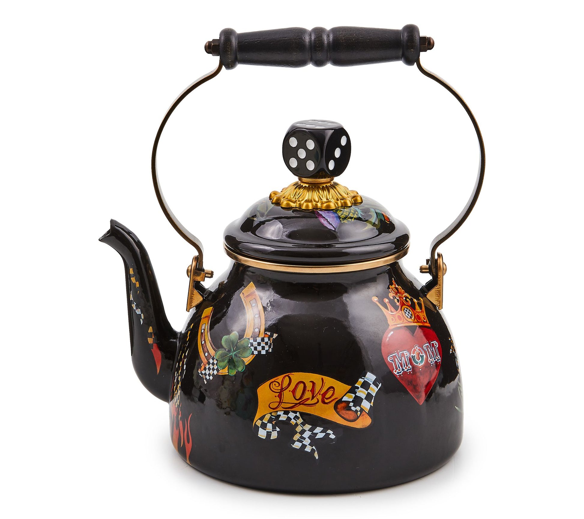 MacKenzie- Childs Tattoo 2Qt Tea Kettle