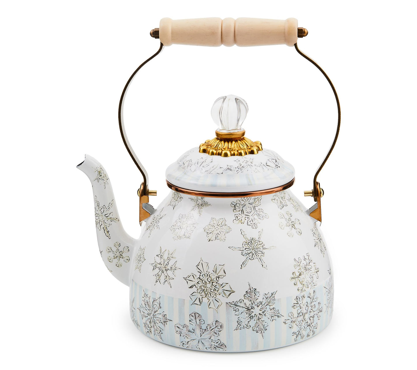 MacKenzie- Childs Winter Palace 2Qt Tea Kettle