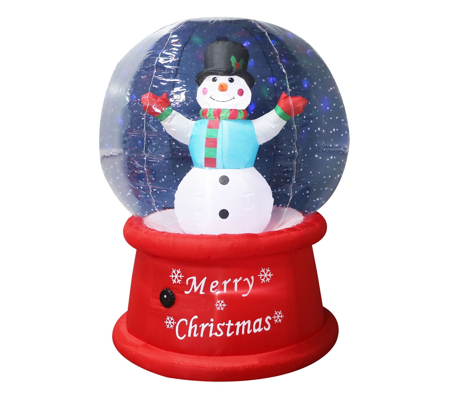 Fraser Hill Farm 6" Tall Multicolor Prelit Snowman Snow Globe