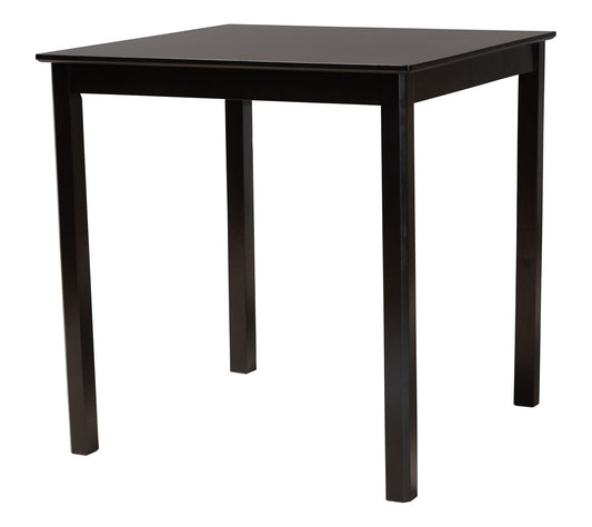 Baxton Studio Lenoir Brown Wood Counter HeightPub Table