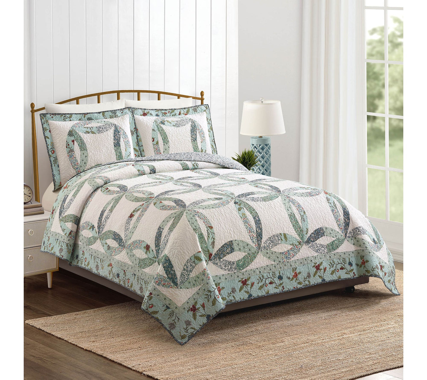 Modern Heirloom Felicity Wedding Ring 3-PC KingQuilt Set