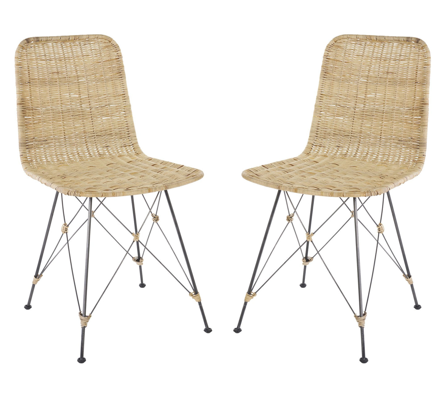 Safavieh Minerva Weaved Dining Chair (Set of 2)