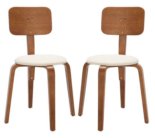 Safavieh Jo Upholstered Stackable Dining Chair(Set of 2)