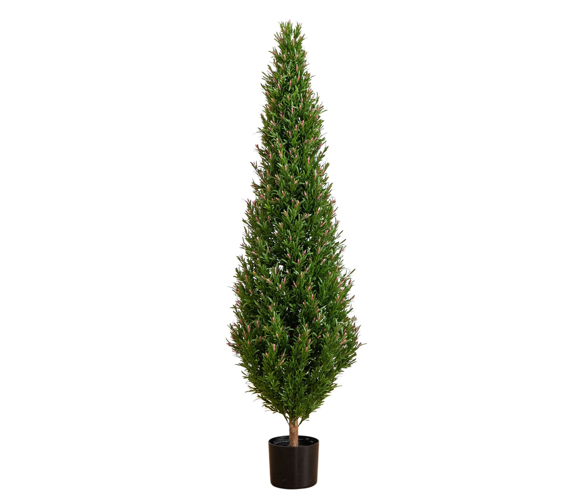 Nearly Natural 5' UV Resistant  Rosemary  Topiary