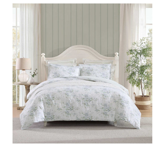 Laura Ashley Arundel Grey King Duvet Cover Set