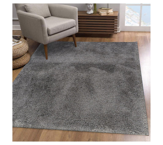 Ox Bay Plush Shag Handloomed Polyester Indoor Rug, 7'6" x 9'6"