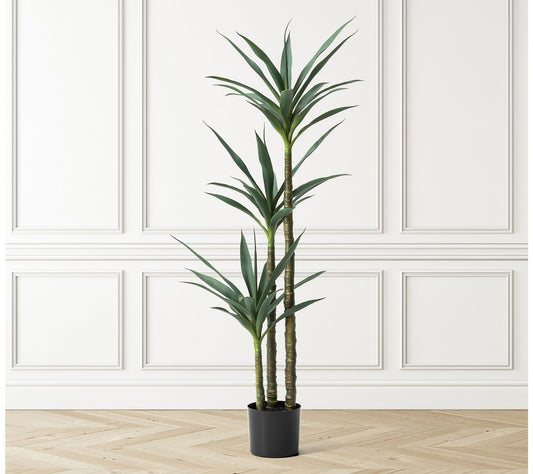 Glitzhome 4.25ft Faux Tequila Plants In Pot