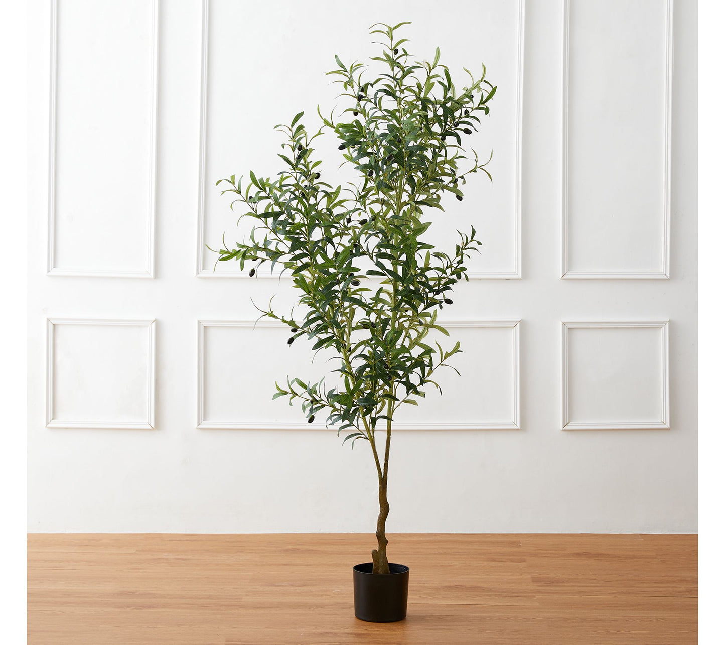 Glitzhome 6ft Artificial Olive Tree In Pot