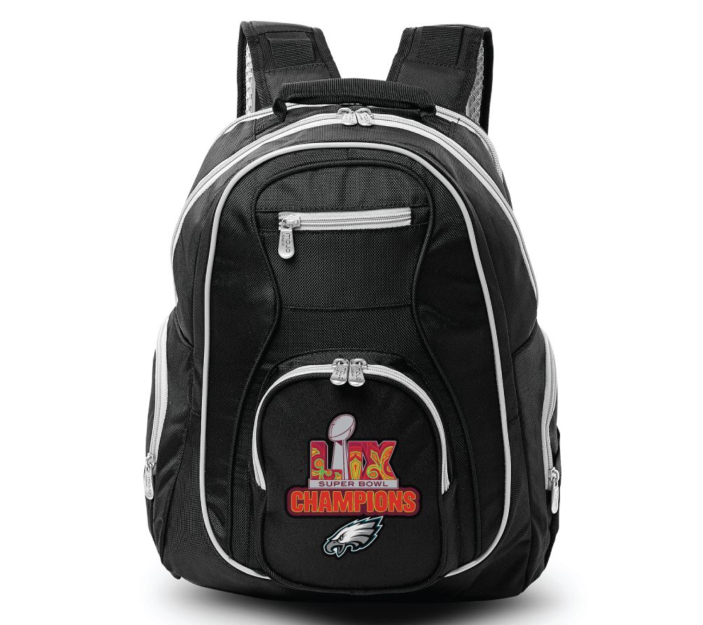 Mojo Licensing NFL Eagles Super Bowl LIX  ColorTrim Backpack