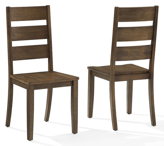 Crosley Joanna 2-Piece Ladder-Back Dining ChairSet