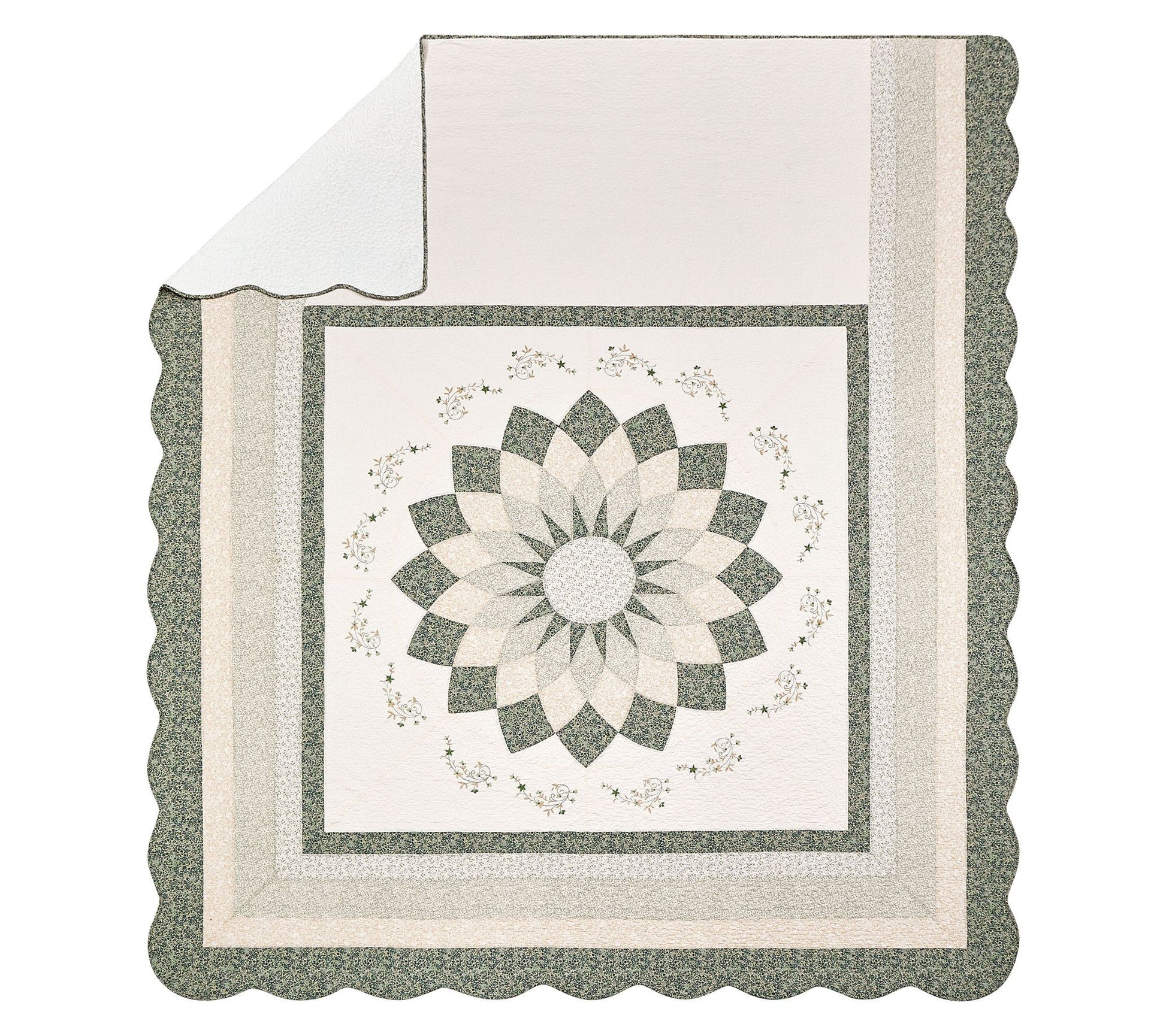 Modern Heirloom Harper Floral Embroidered KingBedspread