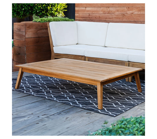 Linon Home Teak Soha Coffee Table 12In