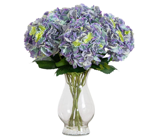 Nearly Natural 20" Artificial Hydrangea Arrangement
