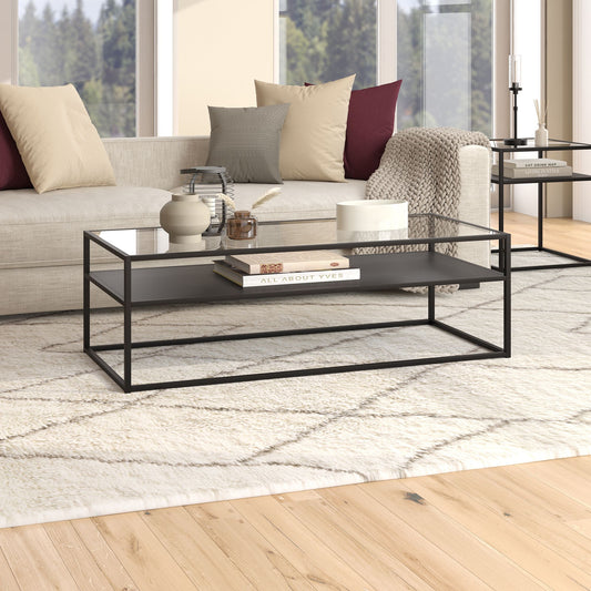 Hudson&Canal Ada 54" Wide Rectangular Coffee Table