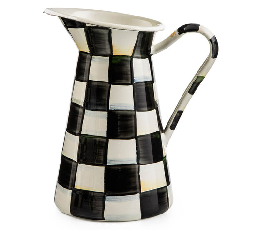 MacKenzie-Childs Courtly Check Medium Practical Pitcher