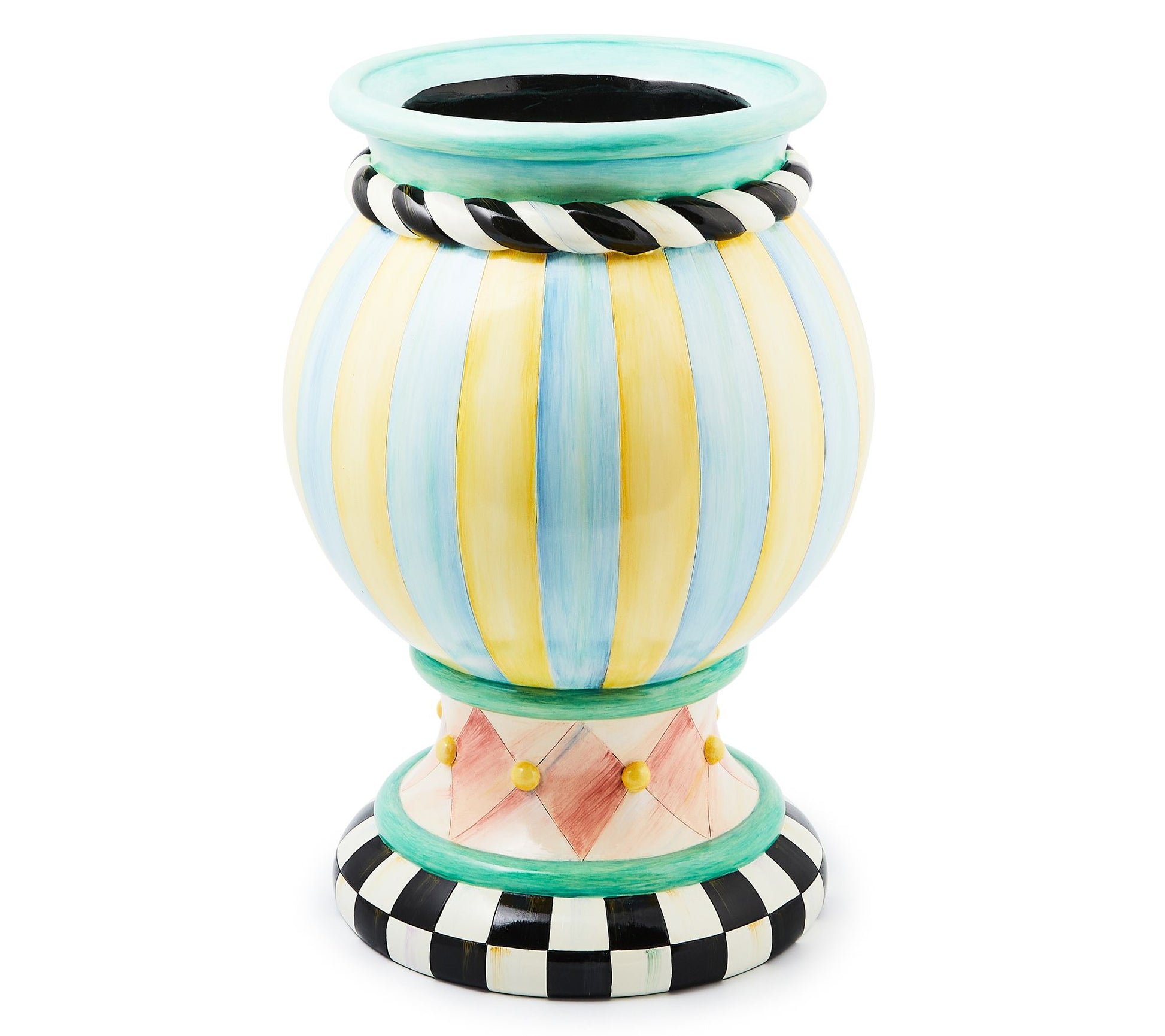 MacKenzie-Childs Rosy Meadow Medium Urn