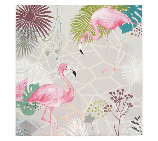Safavieh Barbados Flamingo Bay 8' x 8' Square Rug