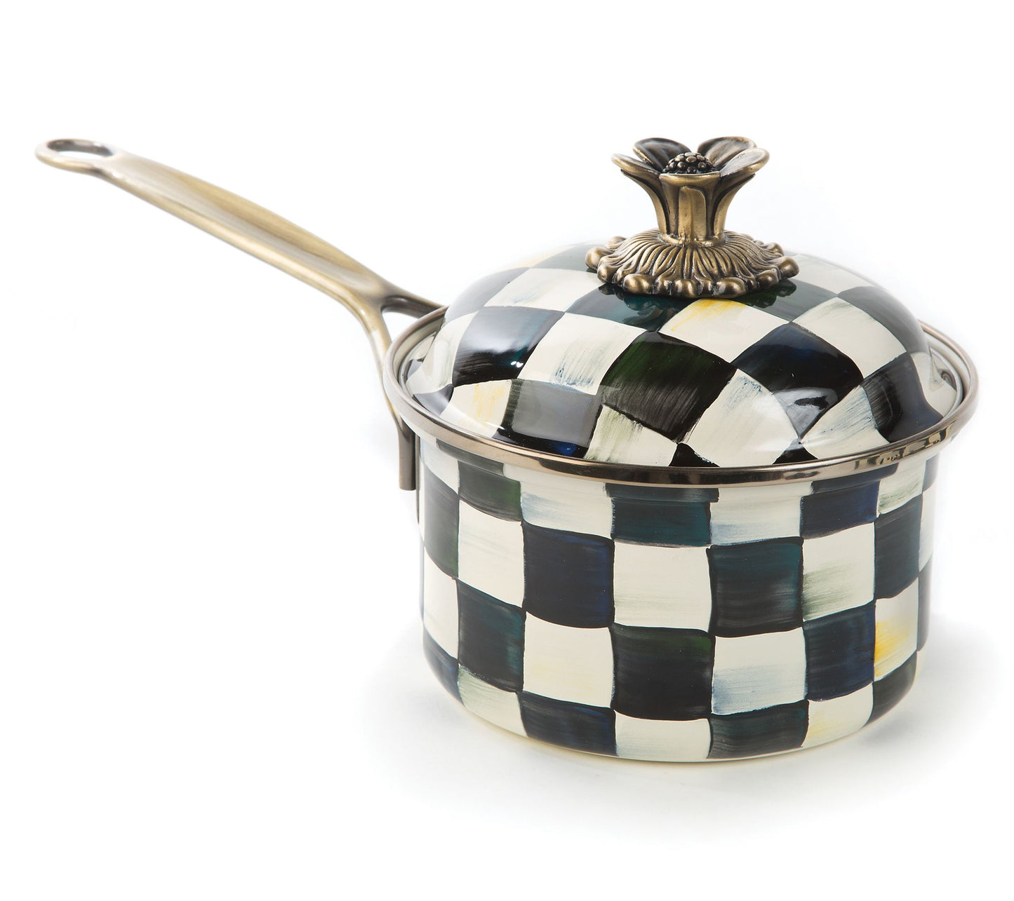 MacKenzie-Childs Check 1 Qt. Saucepan