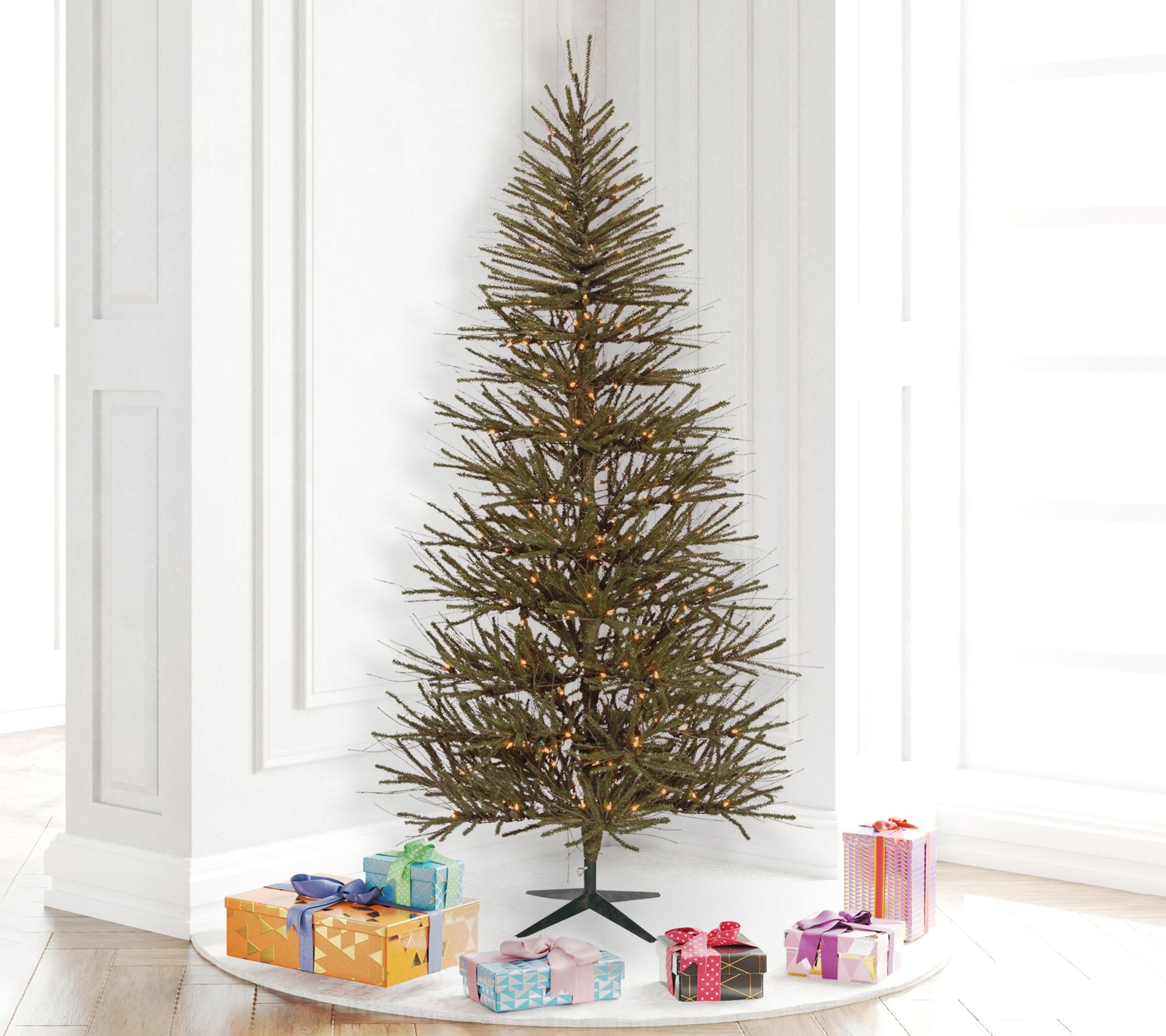 Vickerman 6' x 40" Vienna Twig Artificial Christmas Tree Unlit