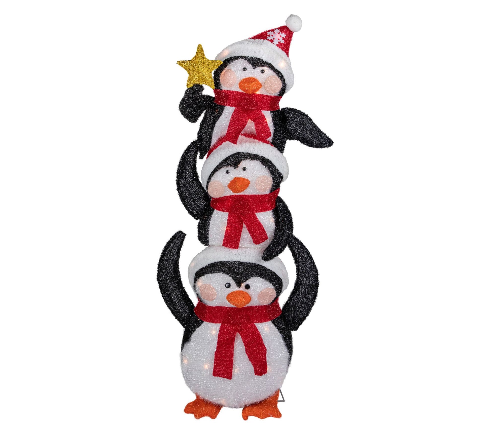 Northlight 41" Prelit Penguin Family Yard Christmas Decor
