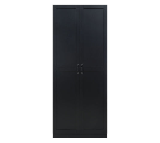 Manhattan Comfort Hopkins Storage Closet 7 Adjustable Shelves
