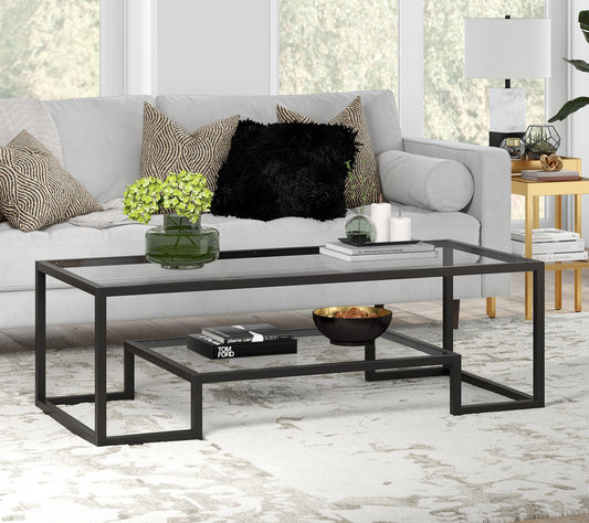 Hudson&Canal Athena 54" Wide Rectangular CoffeeTable