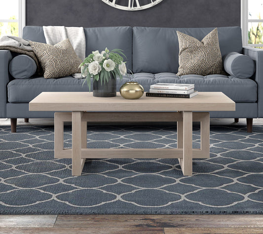 Hudson&Canal Breslow 47" Wide Rectangular Coffee Table