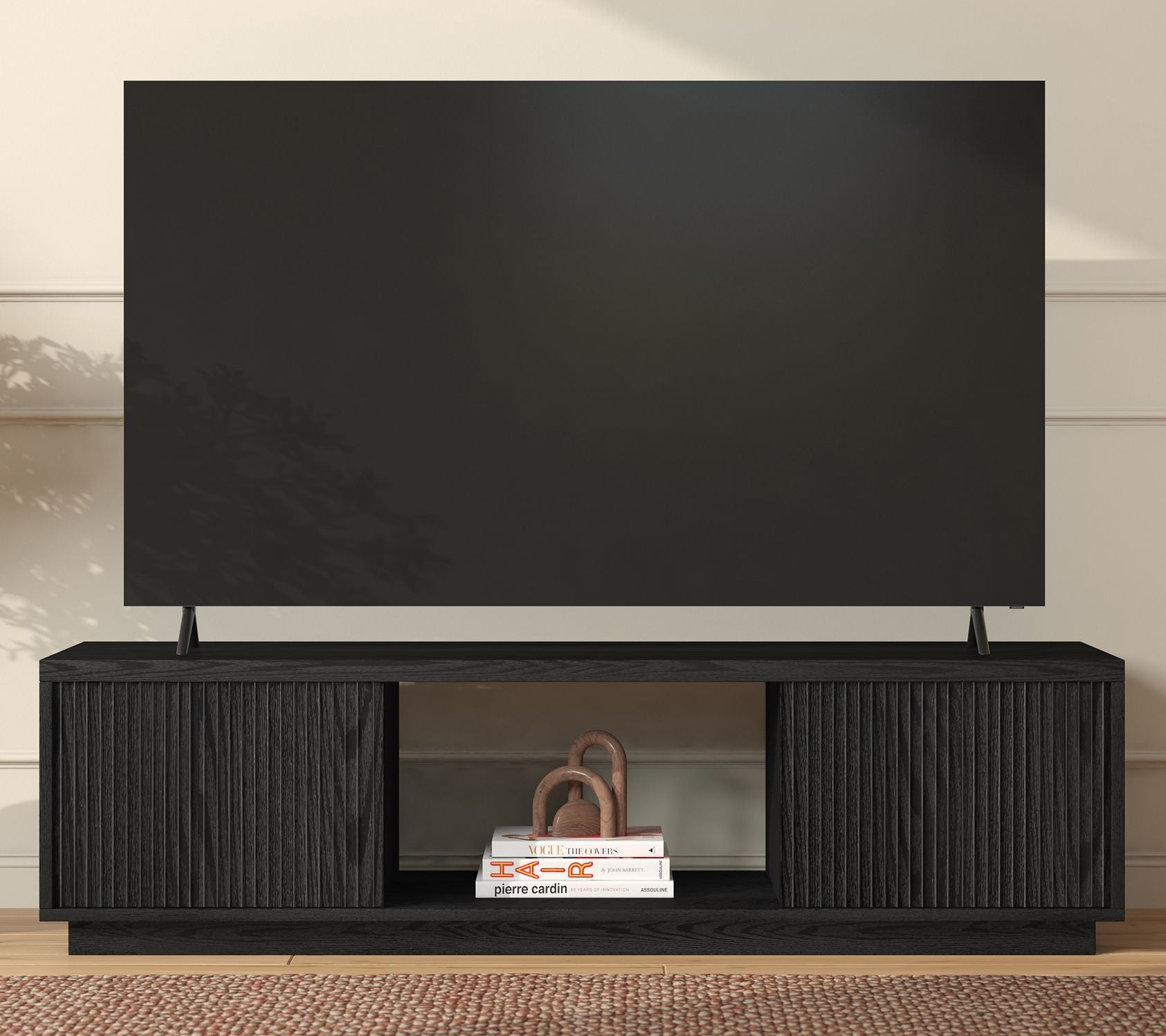 Hudson&Canal Dorian Rectangular TV Stand for TV's up to 65"