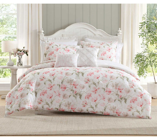 Laura Ashley Gosford Petal King Comforter Set