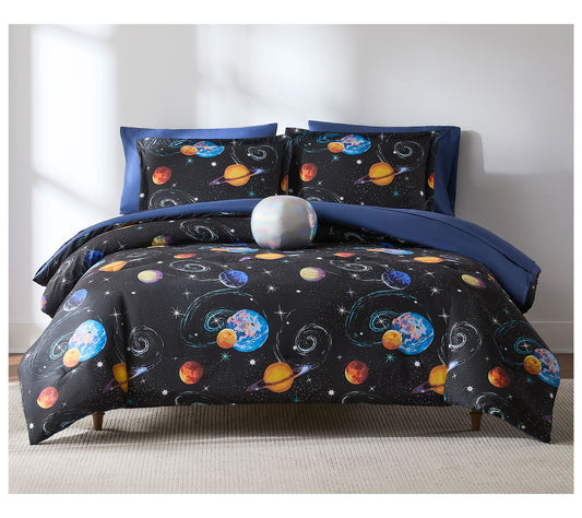 Lush Decor Mysterious Universe Comforter 8Pc Set Queen