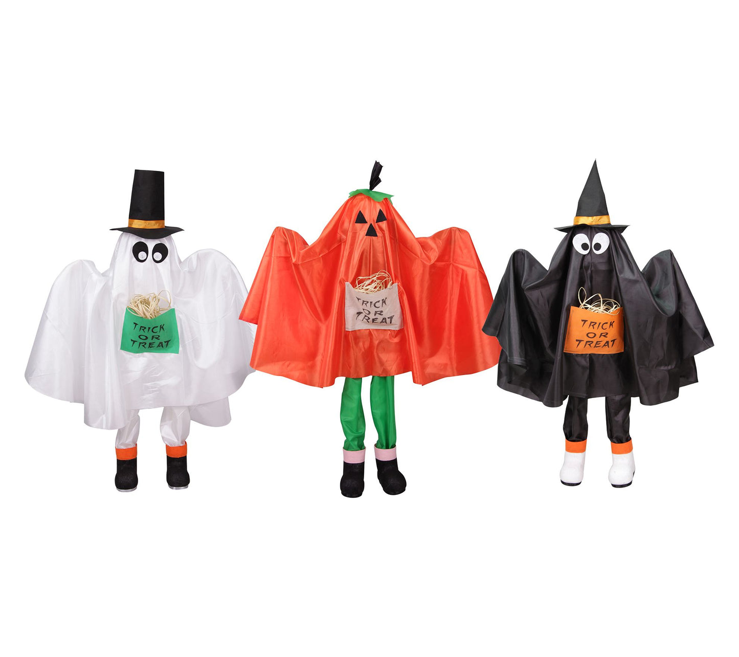 Northlight Pumpkin & Bat Halloween Figures 36"Set of 3