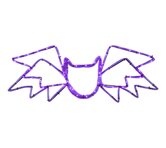 Northlight LED Bat 4-Function Window HalloweenDecor 23.5"