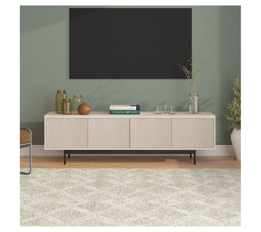 Hudson&Canal Whitman Rectangular TV Stand for TV's up to 75"