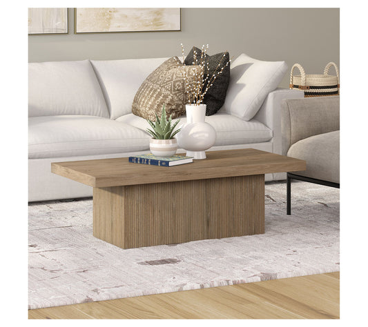 Hudson&Canal Torren 48" Wide Rectangular CoffeeTable