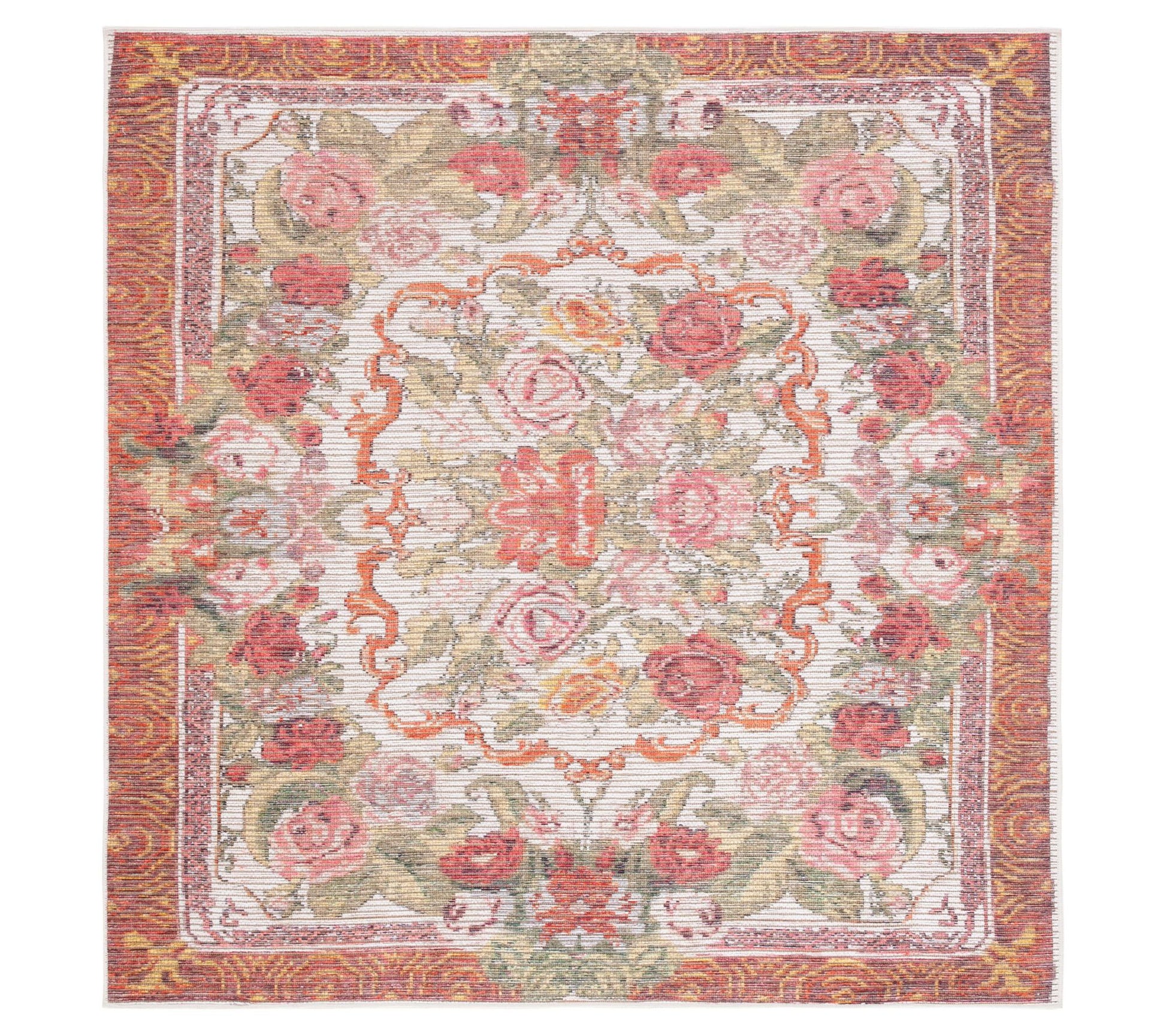 Safavieh Rosevine Washable 6'-7" x 6'-7" SquareRug
