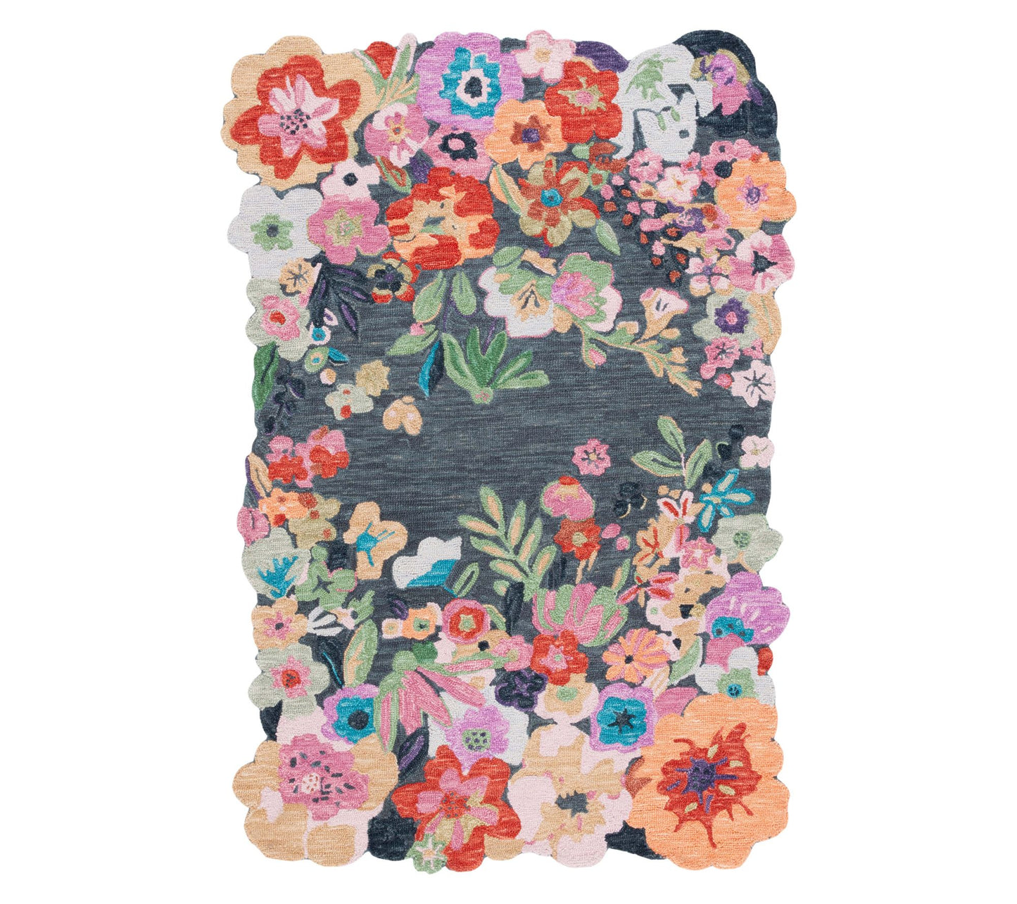 Safavieh Garden Wave Hand Tufted Wool  5' x 8'Rug