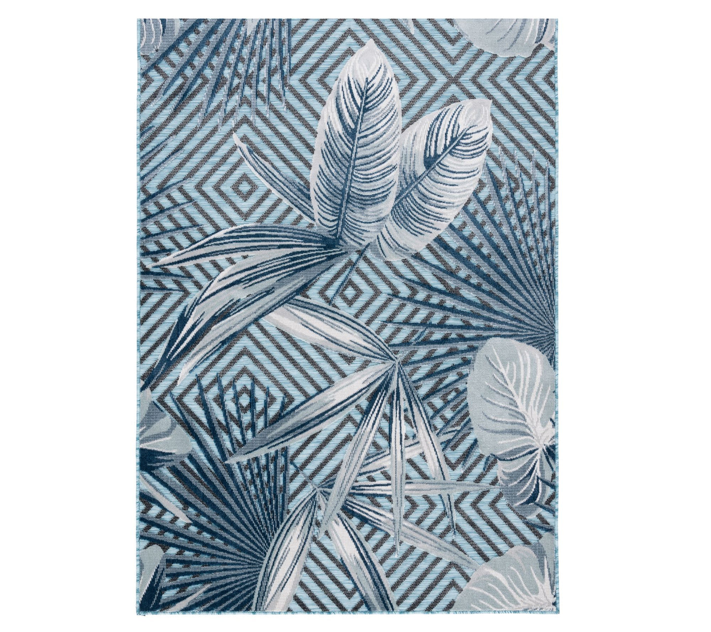 Safavieh Tropical Geometry 9' x 12' Outdoor Rug